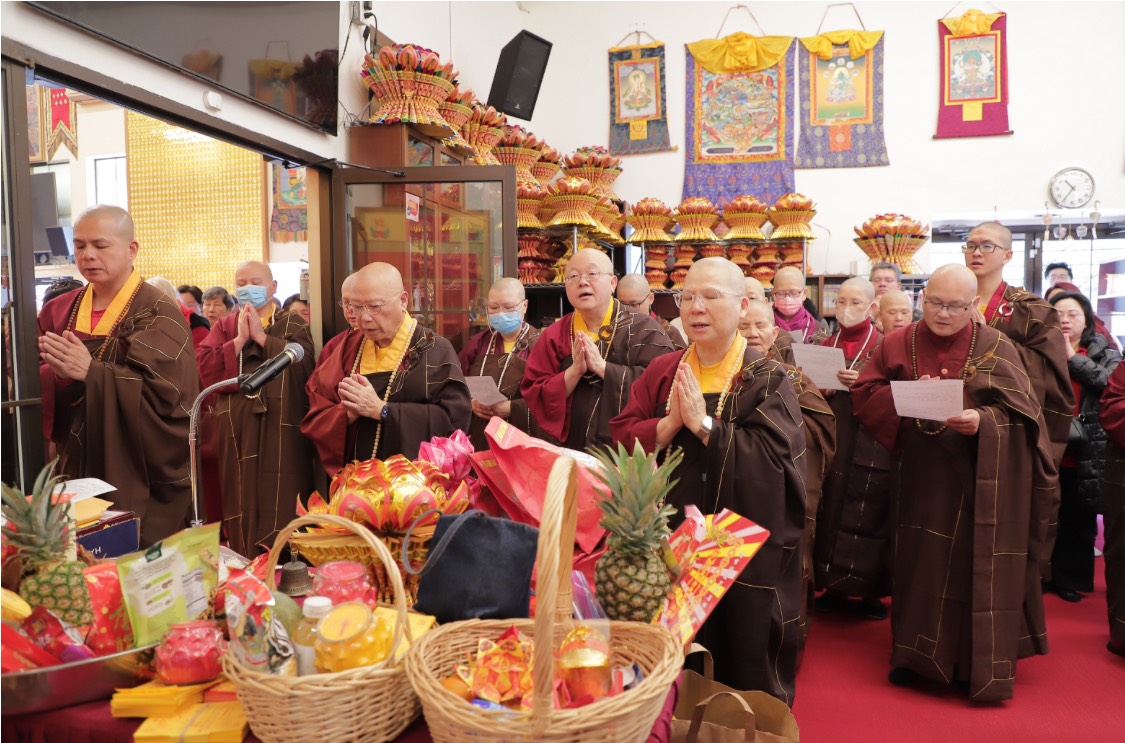 西雅圖雷藏寺送迎太歲 吉祥圓滿